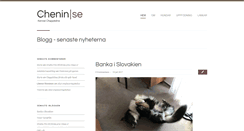 Desktop Screenshot of chenin.se