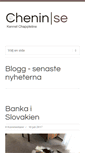 Mobile Screenshot of chenin.se